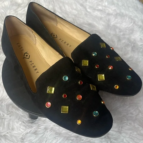 Katy Perry - “ The Turner” Black Flats - Picture 8 of 11